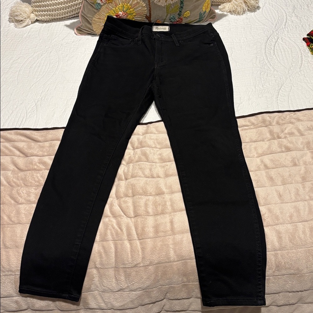 Madewell Black 10" High Rise Skinny Jeans